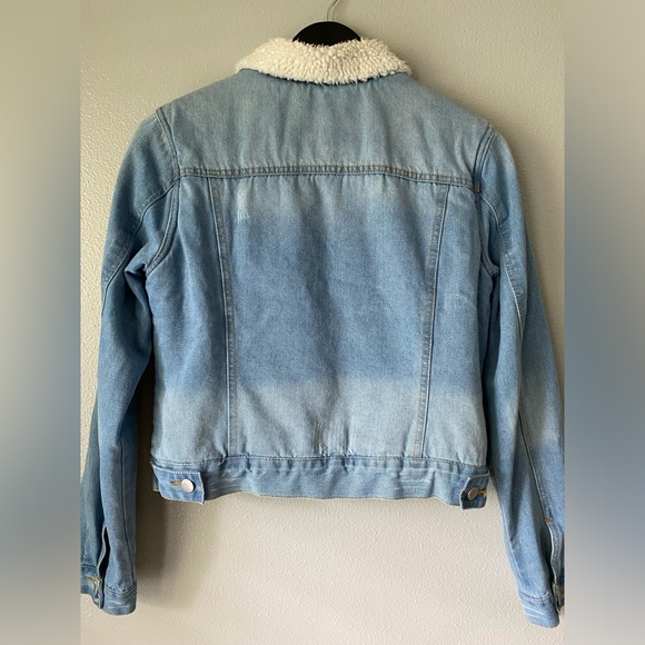 NEW Sherpa Lined Jean Jacket by Reserve Fairfax - Size Medium - Picture 4 of 7